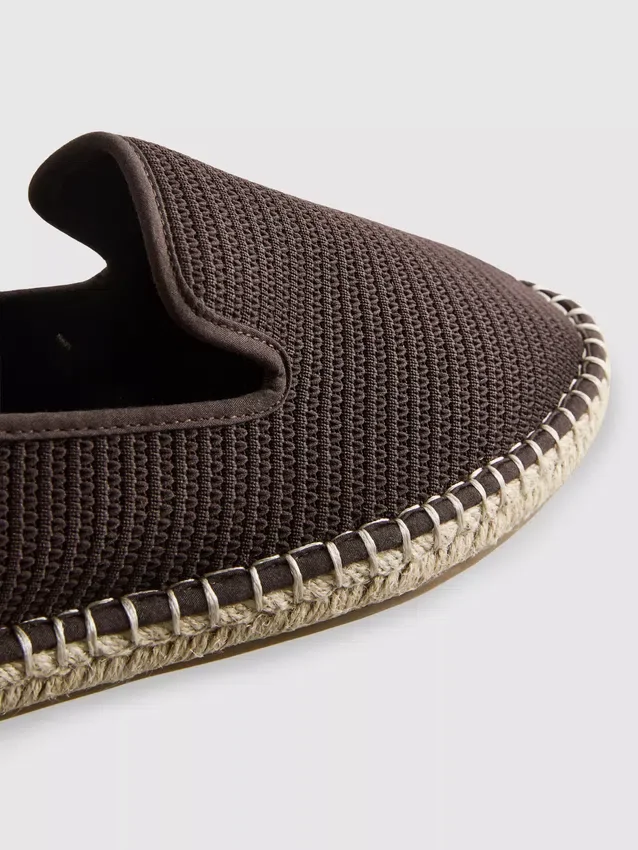 Lavtop strikkede espadriller