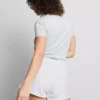 Løbeshorts i bomuldsdenim