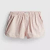 Løbeshorts i bomuldsdenim