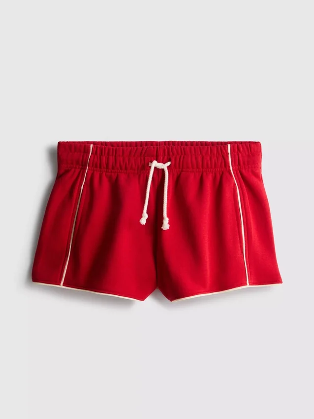 Løbeshorts i jersey med højt bomuldsindhold