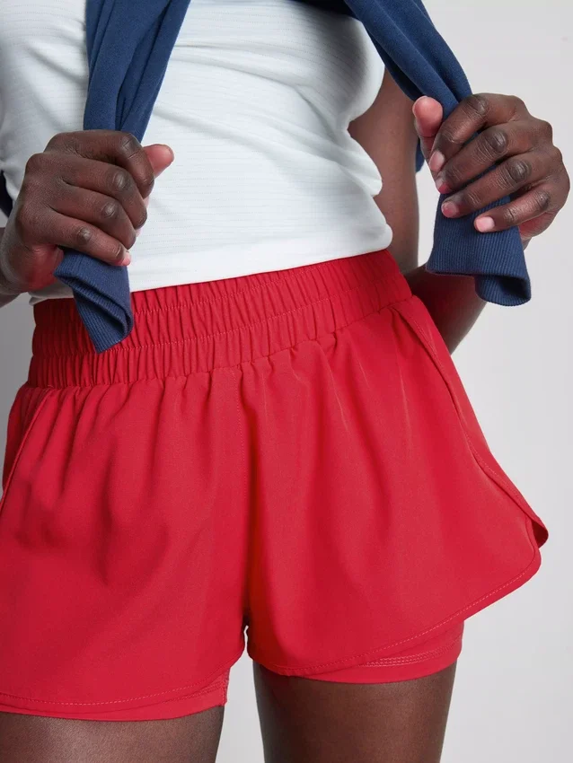 Løbeshorts i lag
