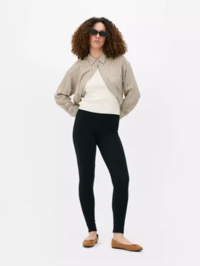 Leggings i bomuldsblanding