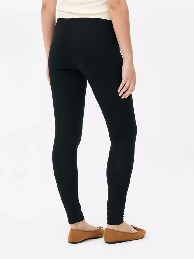 Leggings i bomuldsblanding