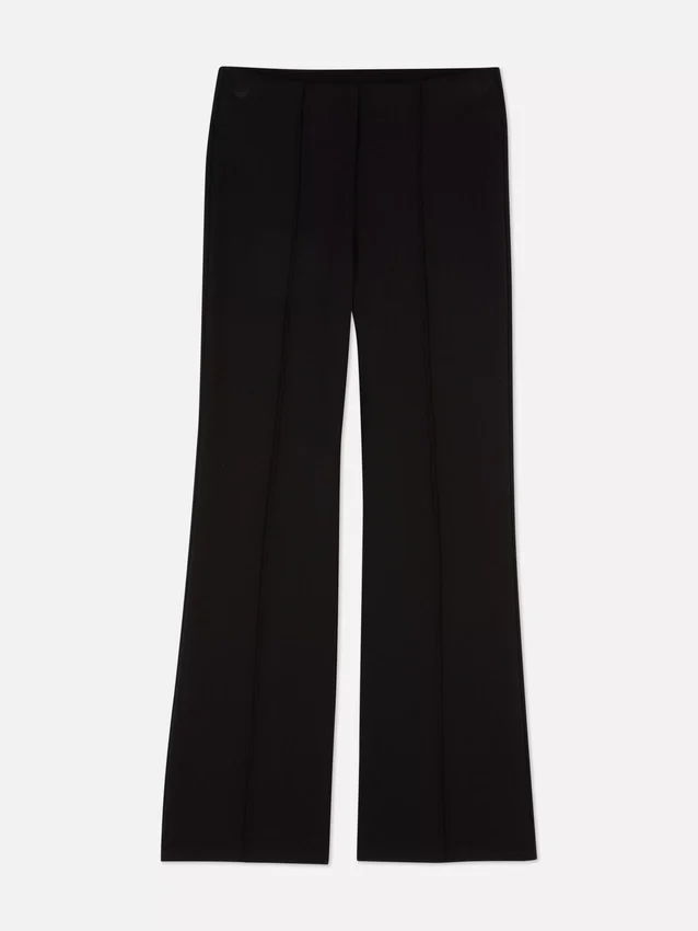 Leggings i ponte med mellemhøj talje og udsvungne ben
