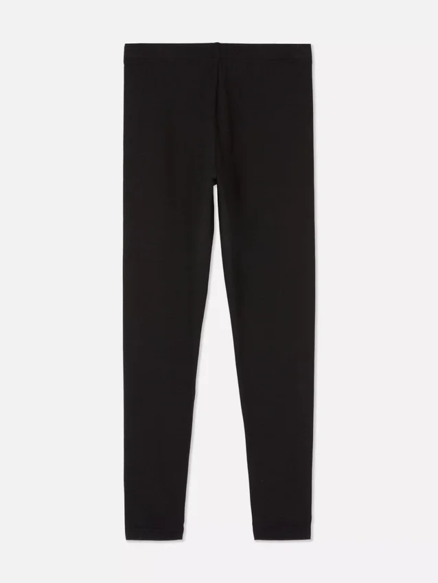 Leggings med højt bomuldsindhold