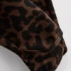 Leopardmønstrede active leggings med høj talje