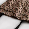 Leopardmønstret canvas-tote-taske