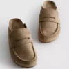 Loafer-træsko-sandaler