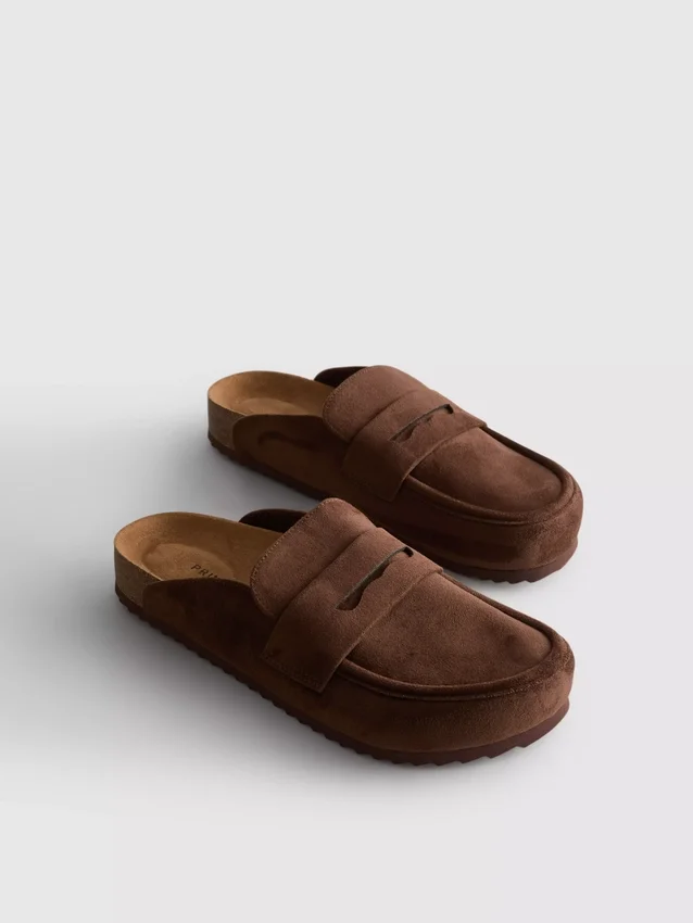 Loafer-træsko-sandaler