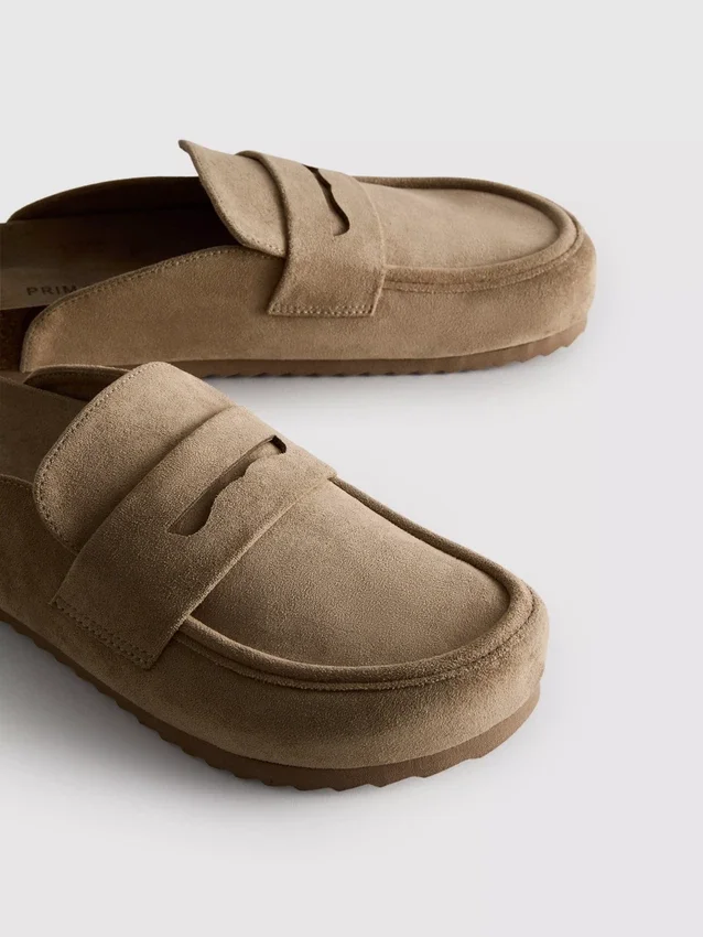 Loafer-træsko-sandaler