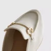 Loafers i imiteret læder med snaffle-bit-spænder