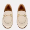 Loafers i imiteret læder med snaffle-detaljer