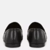 Loafers i imiteret læder med snaffle-detaljer