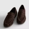 Loafers med rynket forside