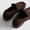 Loafers med rynket forside