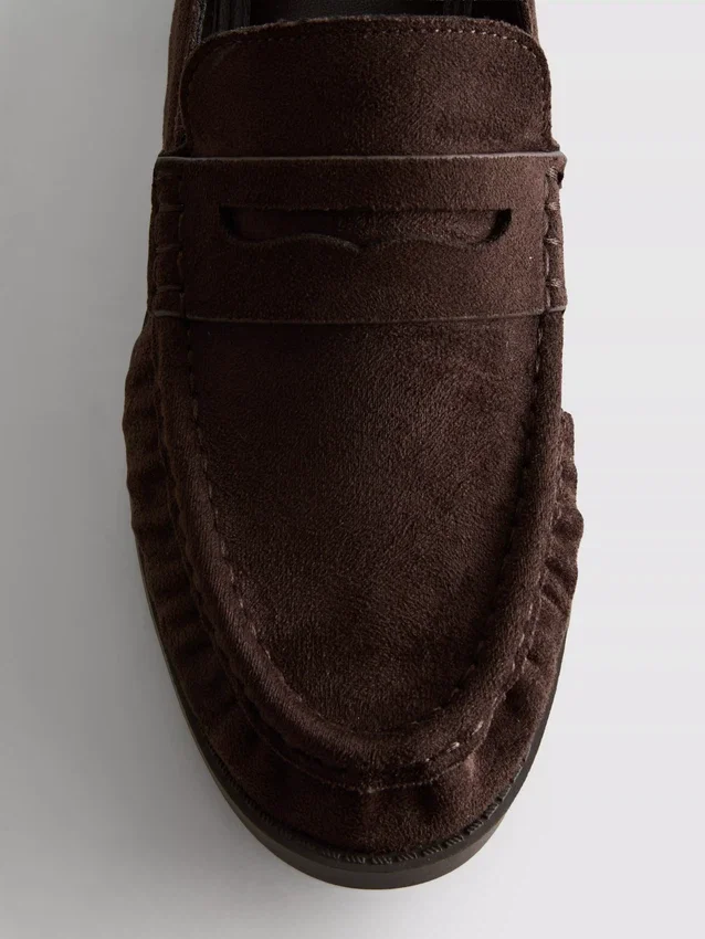 Loafers med rynket forside