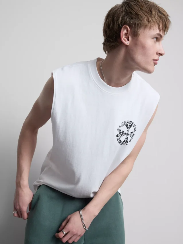 Los Angeles-grafisk tanktop