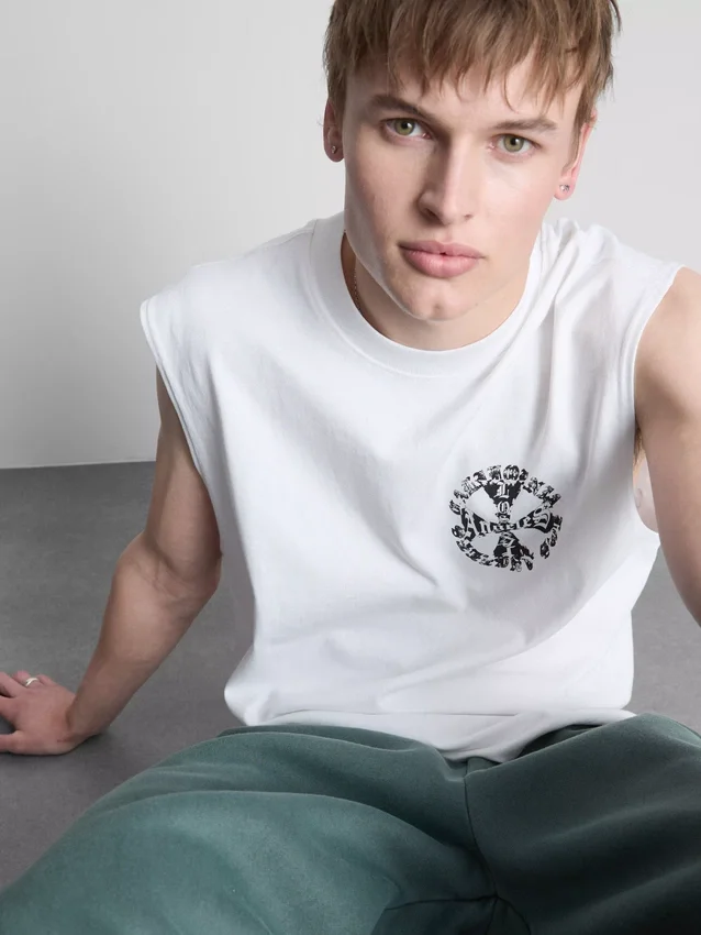 Los Angeles-grafisk tanktop