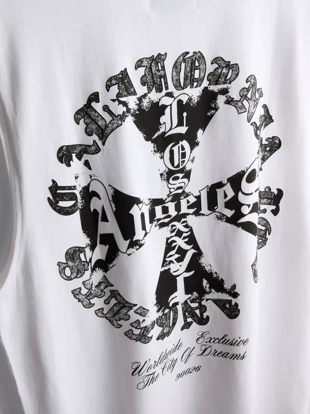 Los Angeles-grafisk tanktop