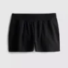 Loungeshorts i bomuld med splittet kant