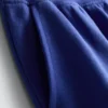 Loungeshorts i bomuld med splittet kant