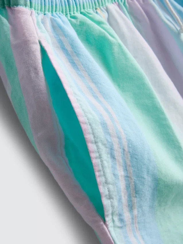 Love to Lounge bomulds-pyjamasser-Shorts i pastelfarver