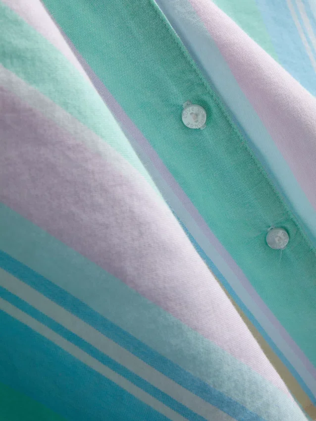 Love to Lounge-pyjamasbluse med pastelfarvede striber