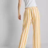 Love to Lounge pyjamasbukser med flæser og lige ben