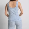 Love to Lounge ribbet, stribet pyjamasser-cami
