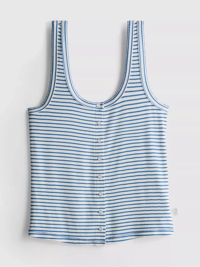 Love to Lounge ribbet, stribet pyjamasser-cami