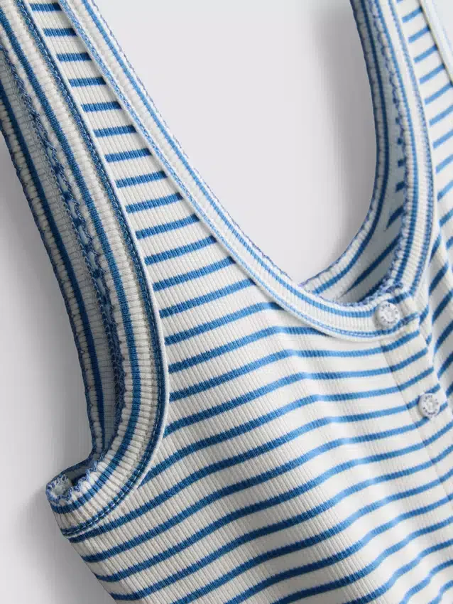 Love to Lounge ribbet, stribet pyjamasser-cami