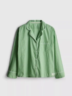 Love to Lounge stribet pyjamasskjorte