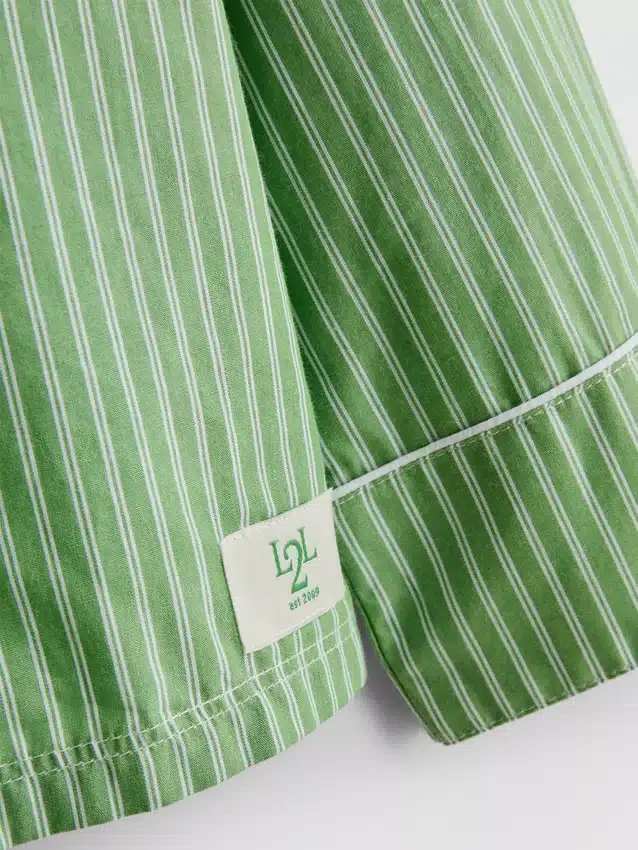 Love to Lounge stribet pyjamasskjorte