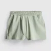Løse lufthavnsshorts med højt bomuldsindhold