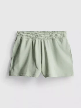 Løse lufthavnsshorts med højt bomuldsindhold