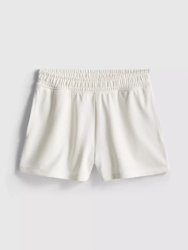 Løse lufthavnsshorts med højt bomuldsindhold