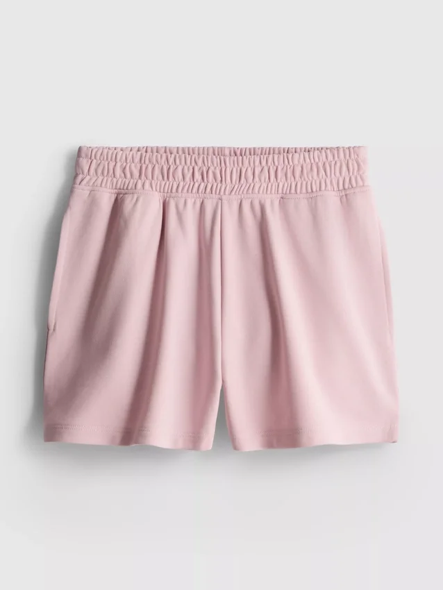 Løse lufthavnsshorts med højt bomuldsindhold