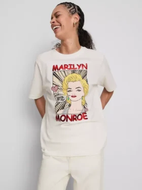 Marilyn Monroe oversized bomulds-T-shirt