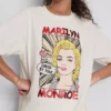 Marilyn Monroe oversized bomulds-T-shirt