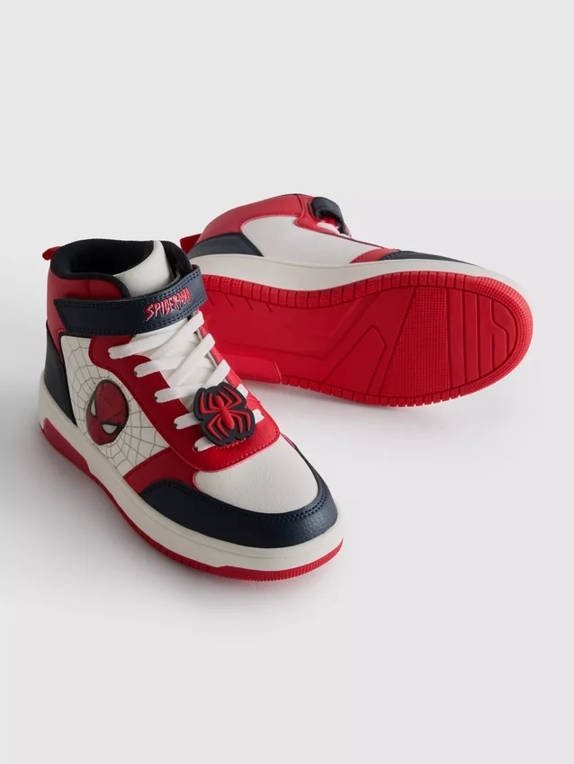 Marvel Spider-Man højtop-Sneakers med lys