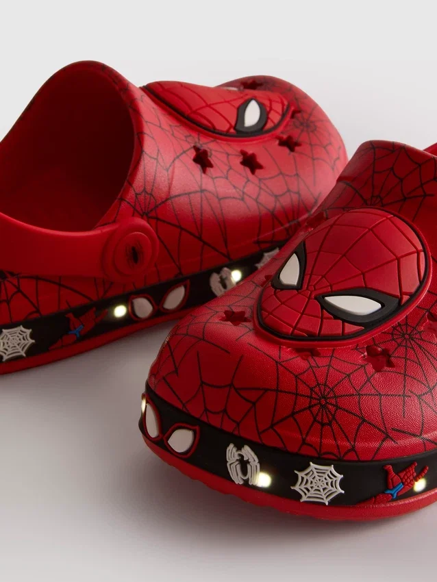 Marvel Spider-Man-træsko med lys