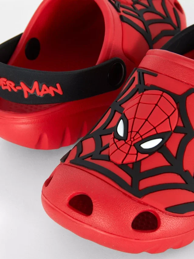 Marvel Spider-Man-træsko med rem bagpå