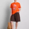 Maura K Spanien afslappet T-shirt med grafisk print