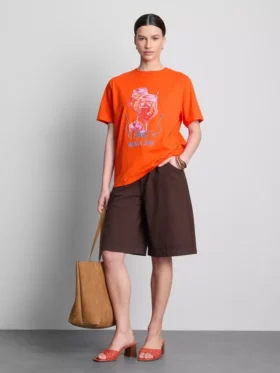 Maura K Spanien afslappet T-shirt med grafisk print