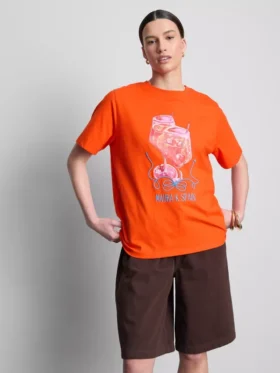 Maura K Spanien afslappet T-shirt med grafisk print