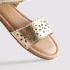 Metalliske laserskårne sandaler