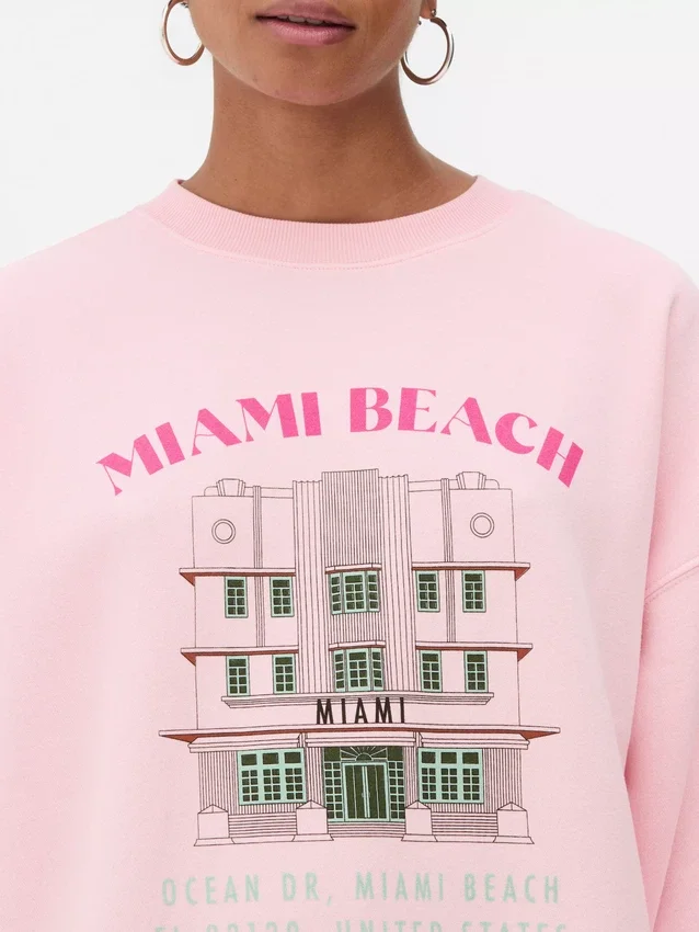 Miami Beach-sweatshirt