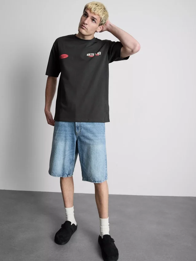 Miami-T-shirt med grafisk print