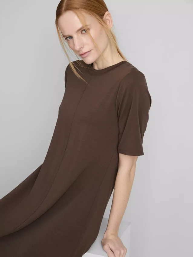Midi-T-shirtkjole
