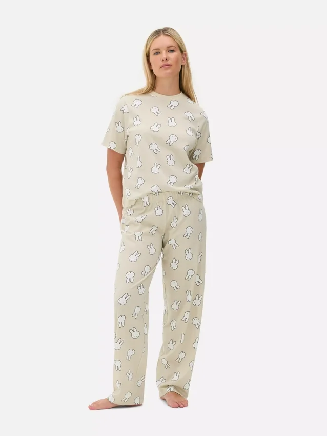 Miffy-pyjamasser i bomuld med motiv
